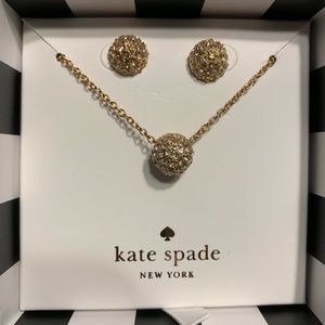 KATE SPADE Night Lounge Necklace and Earring Set